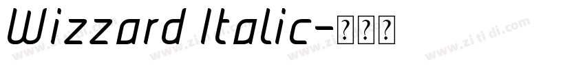 Wizzard Italic字体转换